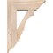 Ekena Millwork Balboa Traditional Smooth Bracket w/ Offset Brace, Douglas Fir, 7 1/2"W x 22"D x 30"H BKT0806X22X30BOA01SDF - alternate 2